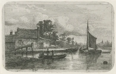 Velero en el paseo marítimo