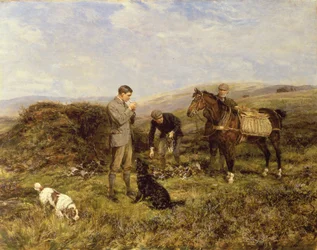 Caza de urogallos, 1901