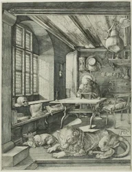 San Jerónimo en su estudio