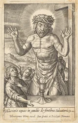 La sangre del Redentor venerada por dos ángeles, antes de 1619