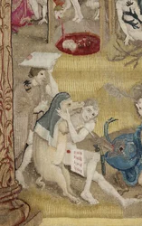 El jardín de las delicias. ca. 1560 (tapiz)