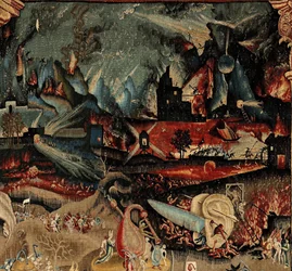 El jardín de las delicias. ca. 1560 (tapiz)