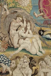 El jardín de las delicias. ca. 1560 (tapiz)