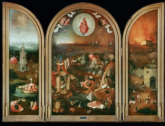 Juicio Final (óleo sobre madera)