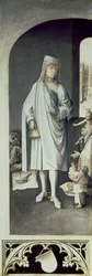 San Bavón, exterior del ala derecha del retablo del Juicio Final