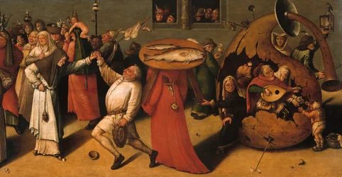 La lucha entre el Carnaval y la Cuaresma (detalle)