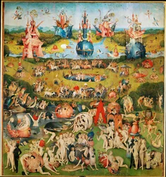 El jardín de las delicias, tríptico, panel central