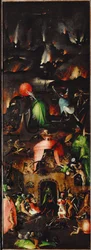 El Juicio Final: Infierno (óleo sobre madera de roble )
