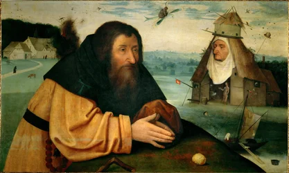 La tentación de San Antonio el Grande, c.1501 (óleo sobre tabla de roble)