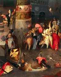 Tríptico de la Tentación de San Antonio (panel central)