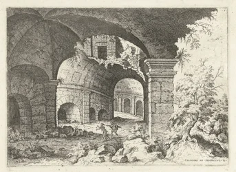 Octava vista del Coliseo de Roma Colossi to prospect vs 8 (título sobre objeto) Ruinas romanas (título de la serie)