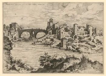 El Puente de los Cuatro Jefes y la Isla del Tíber