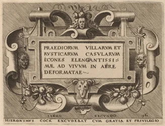Página de título para "Praediorum Villarum"
