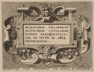 Página de título de «Praediorum Villarum»