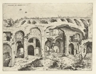 Cuarta vista del Coliseo de Roma