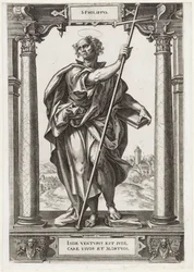 H. Philip
S. Philippvs (título en el objeto)
Cristo y los doce apóstoles, y San Pablo (título de la serie)