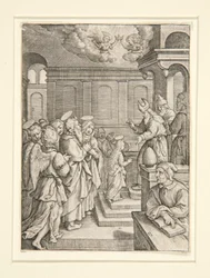 La Presentación de la Virgen, de la serie La Vida de la Virgen