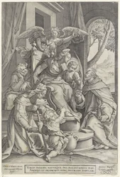 Sagrada Familia con Isabel y Juan el Bautista, después de Denys Calvaert