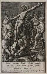 La Pasión: Cristo siendo crucificado