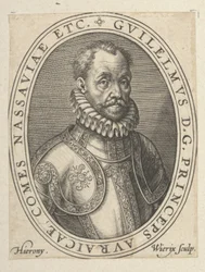 Guillermo el Silencioso, finales del siglo XVI-principios del siglo XVII (grabado)