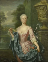 Retrato de Claudine van Royen (nacida en 1712), esposa de Pieter Teding van Berkhout