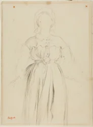 Estudio para un retrato de Marguérite de Gas