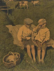 Niños pastores