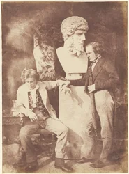 D. O. Hill y el Profesor James Miller