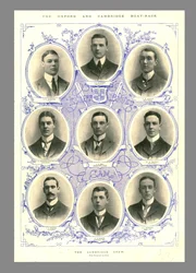 El equipo de Cambridge, Carrera de Botes de Oxford y Cambridge, 1898