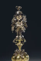 Copa de Minerva de Medingen, c.1650 (plata y vermeil)