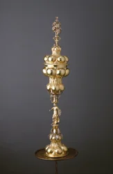 Copa Minerva de Medingen, c.1650 (plata y vermeil)