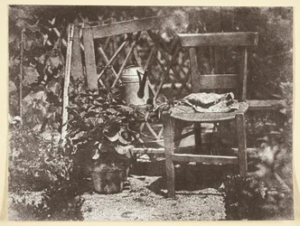 Silla en un jardín, 1842-50, impreso 1965