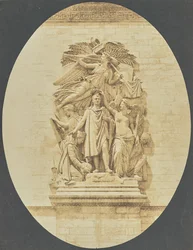 [Detalle de "Le Triomphe de 1810", de Jean-Pierre Cortot, Arco del Triunfo].