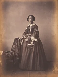 Georgina, morte à 20 ans (Georgina, muerta a los 20 años),c. 1852 (foto)