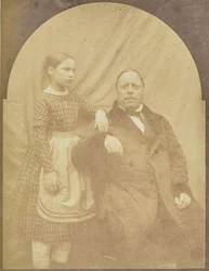 [Retrato de un hombre y una niña]