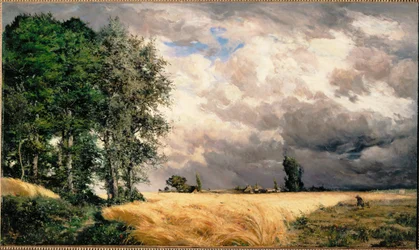 Approaching thunderstorm (pintura sobre lienzo)