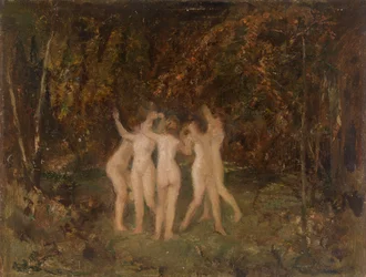 Ninfas en el bosque