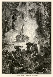 Hubo un grito de terror, de 