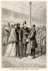 Te arresto en nombre de la Reina, de La vuelta al mundo en ochenta días de Julio Verne (1828-1905), 1873