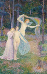 Mujeres entre los árboles, 1897