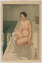 Aguas termales de Atami, época Showa