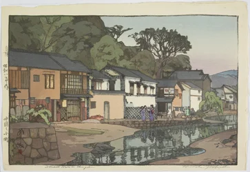 Pequeña ciudad en el distrito de Chu_goku