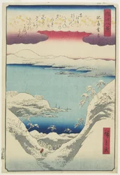 Nieve vespertina en Hira, diciembre de 1857