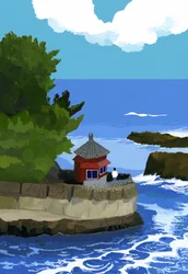 Residencia de Tenshin Okakura en Izura Rokkakudo