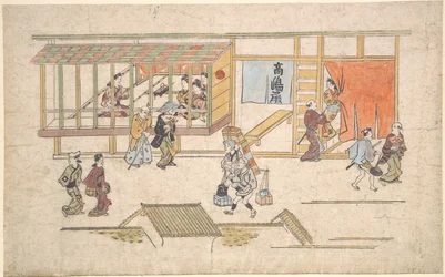 Escena en Yoshiwara