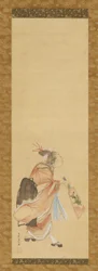 Niña jugando con raqueta y volante, 1615-1868.