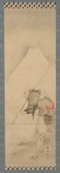 El pescador Hakuryo y el Monte Fuji