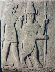 El dios hitita Uomi, Karkemish, siglo XI-IX a.C.