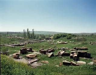 Vista de las ruinas del sitio