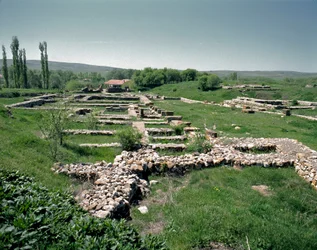 Vista de las ruinas del sitio